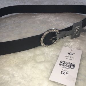 Suzy shier sparkly belt